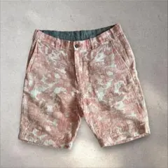 エディフィス 総柄 ショートパンツ ハーフパンツ メンズ 夏 M 麻混のサムネイル