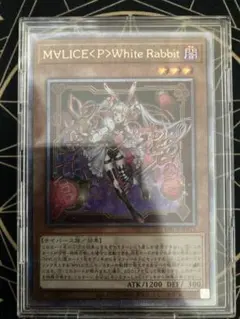MVLICE<P>ホワイトラビット 楽天市場】遊戯王 M∀LICE＜P＞White Rabbit（スーパーレア） DBCB