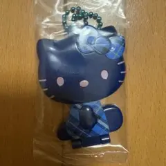ハローキティ ミラーコレクション 青 キーホルダー