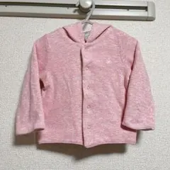 babyGAP アウター　フード付き　6-12M 女の子　ベビー　ピンク