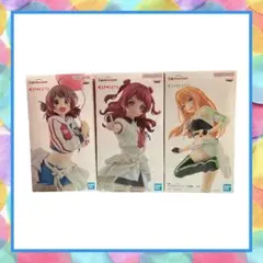 学園アイドルマスター　花海佑芽　花海咲季　紫雲清夏フィギュア3体セット