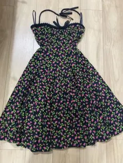 Vintage Y2K Betsey Johnson希少バラのつぼみワンピースのサムネイル