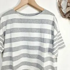 未使用 一枚のみ ボーダー Tシャツ サンプル品のサムネイル