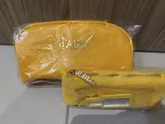 d'Alba ポーチ 2点セット イエロー