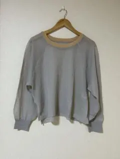 CIAOPANIC TYPY 配色ボリュームラメシアーTee トップス