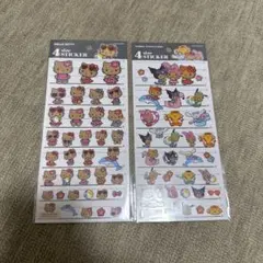 サンリオ　4size sticker 日焼けキティ　Sanrio シール　未開封