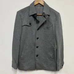 ♦︎美品♦︎タケオキクチ♦︎メンズ グレー ジャケット♦︎ピーコート ウールコートのサムネイル