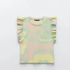 zara フリルニット/ツイード半袖ジャケット/ノースリーブブラウス