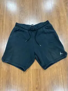 【JORDAN】ジョーダン スウェットショーツ XL ブラック（色褪せあり）