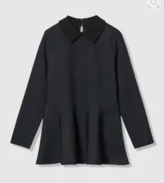 ANAYI ネイビー 襟付きトップス