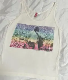 H&M プリント　タンクトップ　ウッドストック　フェスティバル　Mのサムネイル