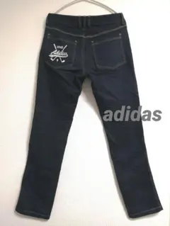 【アディダス】メンズ　ゴルフパンツ　ゴルフウェア　デニム調　82　L