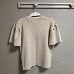 fifth 半袖ニット ベージュ M