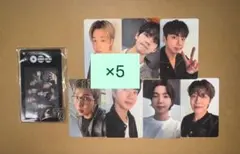 BTS ARIRANG 日本weverse特典トレカ　7種コンプ　ホルダー付×5