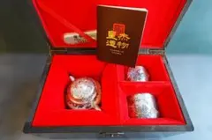 銀使用_龍デザインの中国茶器セット
