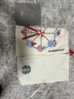 STARBUCKS ギフトバッグ 2点 Dior 袋　1点