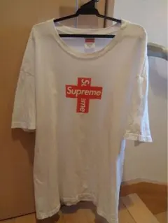 supreme シュプリーム　クロス　ボックスロゴ　Tシャツ
