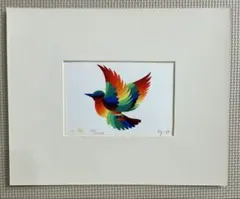 シルクスクリーン版画 岡田露愁 Roshiw okada 直筆サイン - メルカリ