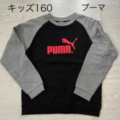 プーマ　キッズトレーナー160 黒