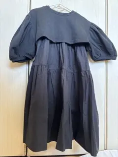 １２０cm ブラック　2wayワンピース