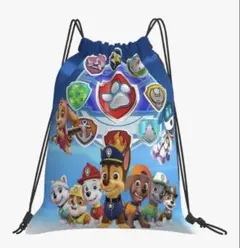 450: パウパトロール　ナップザック　36×42cm お着替え・体操服入れのサムネイル