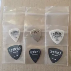 zilch ギター ピック 6枚 セット FERNANDES ヒデ ヂルチのサムネイル