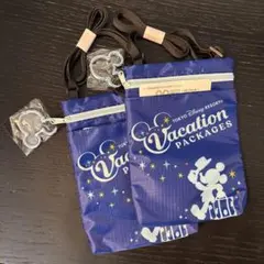 東京ディズニーリゾートバケーションパッケージ限定　ショルダーバッグ　2つ