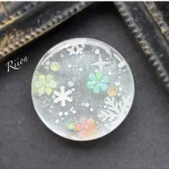 no.1068✿.*・ ハンドメイドデザインレジンヘアゴム.*・