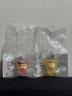 クレヨンしんちゃん めじるしアクセサリー みんなでくまパジャマ2種セット