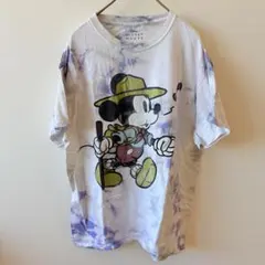 ディズニー　ミッキーマウス タイダイTシャツ　ユニセックス　l