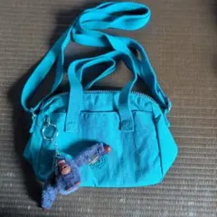 Kipling 2WAY ショルダー トート バッグ ブルーのサムネイル