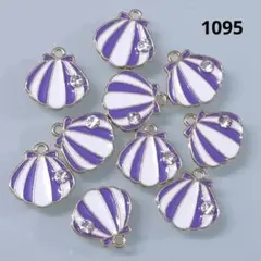 【商品番号1019】10こ♡貝殻モチーフチャーム♡ハンドメイド素材♡ゴールド