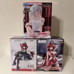 NIKKE ドレイク レッドフード アークナイツ スルト フィギュア 3点セット