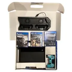 PS4本体 500GB コントローラー・ゲーム3本付き