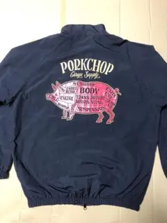 ブラック M 未使用 ナイロン ジャケット ポークチョップ PORKCHOP