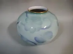 有田焼・花蝶図花瓶・未使用