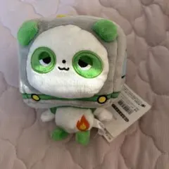 パンダグラフ マスコット 緑 ぬいぐるみ