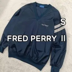 激レア 希少 FRED PERRYⅡ ナイロンジャケット プルオーバー 紺色のサムネイル