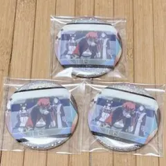 超かぐや姫 ブラックオニキス 缶バッジセット 帝アキラ / 駒沢乃依