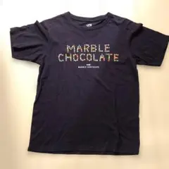 UNIQLO UT 明治マーブルチョコレート Tシャツ ブラック S