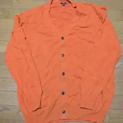 UNIQLO オレンジ カーディガン XXL