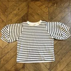 ビーミングバイビームス ボーダー　半袖　パフスリーブ　100㎝　夏服のサムネイル