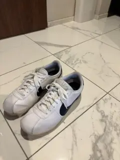 ウィメンズ NIKE コルテッツ ホワイト/ネイビー 29cm
