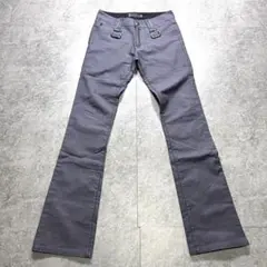 00s【archive】gimmick flare pants/opium/灰