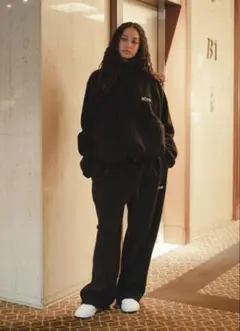 N!ce POLARTEC® fleece pants (BLACK) M