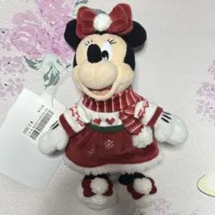 東京ディズニーランド ぬいぐるみバッジ クリスマス 2024 ミニー