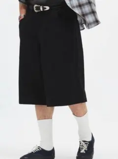 rajabrooke コーデュロイ ショートパンツ ブラック - メルカリ