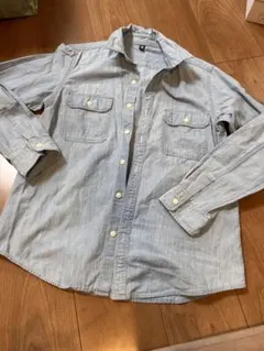 UNIQLO ライトブルー 長袖シャツ 160