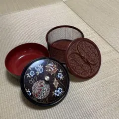 菓子器 喰籠 漆器 籠 盛り器
