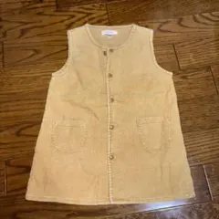 a.v.v コーデュロイノースリーブワンピース 80